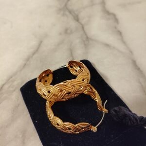 Rose Gold Hoops 1.5"